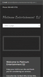 Mobile Screenshot of platinumentertainmentdj.com